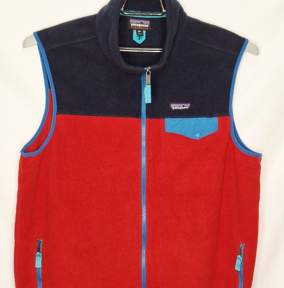 Men’s Patagonia Navy and Red Snap T Vest, size XXL - Picture 1 of 14